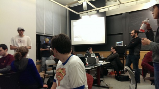 Mike preps the team, I am anxious!